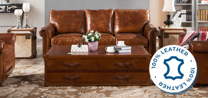  Vintage Furniture - Brown - Cushion Seat