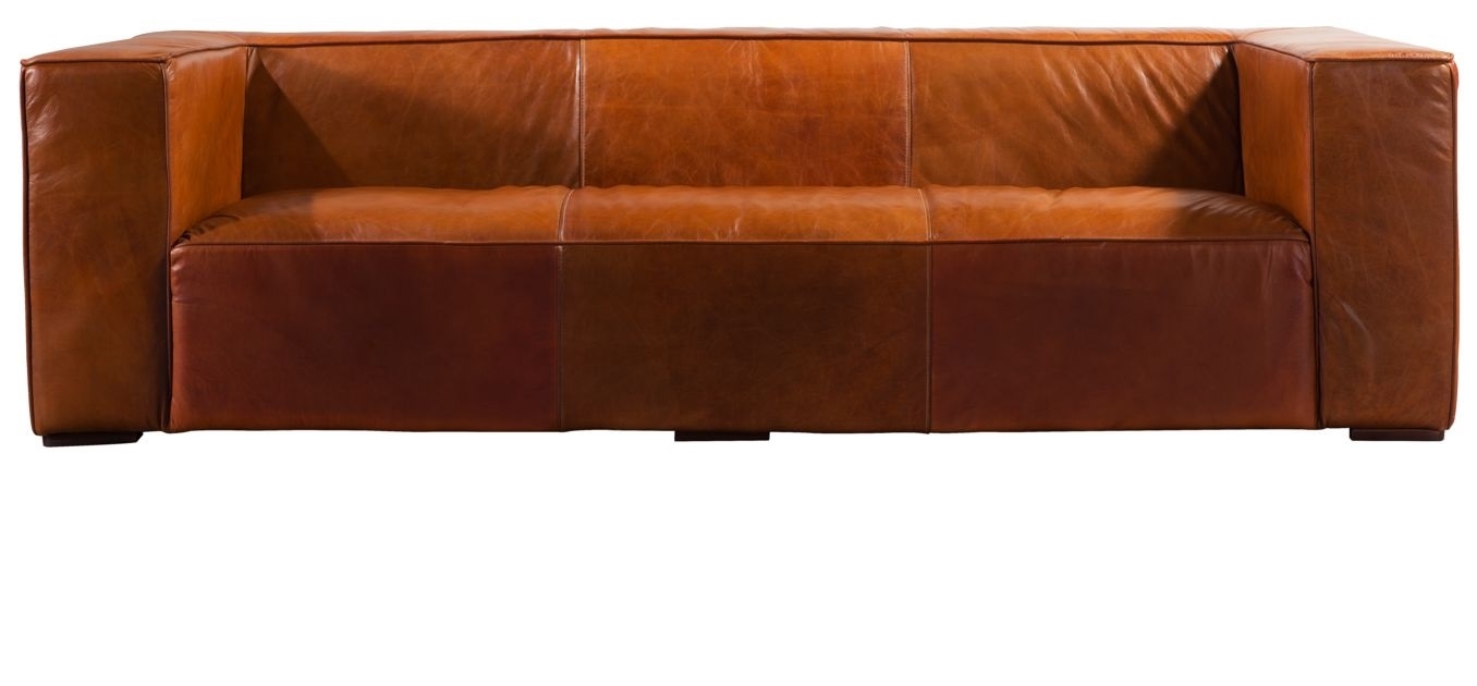 Product photograph of Bedford Vintage 3 Seater Distressed Leather Sofa from Chesterfield Sofas