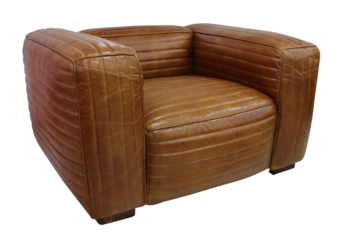 Product photograph of Belgrave Vintage Handmade Luxury Retro Armchair Distressed Tan Real Leather from Chesterfield Sofas