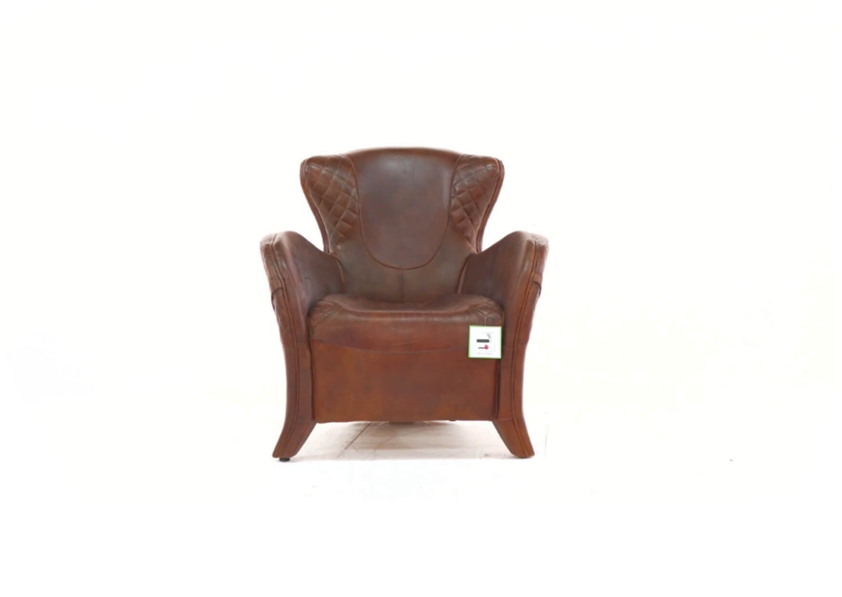 Product photograph of Bronco Saddle Armchair Vintage Distressed Brown Real Leather from Chesterfield Sofas.