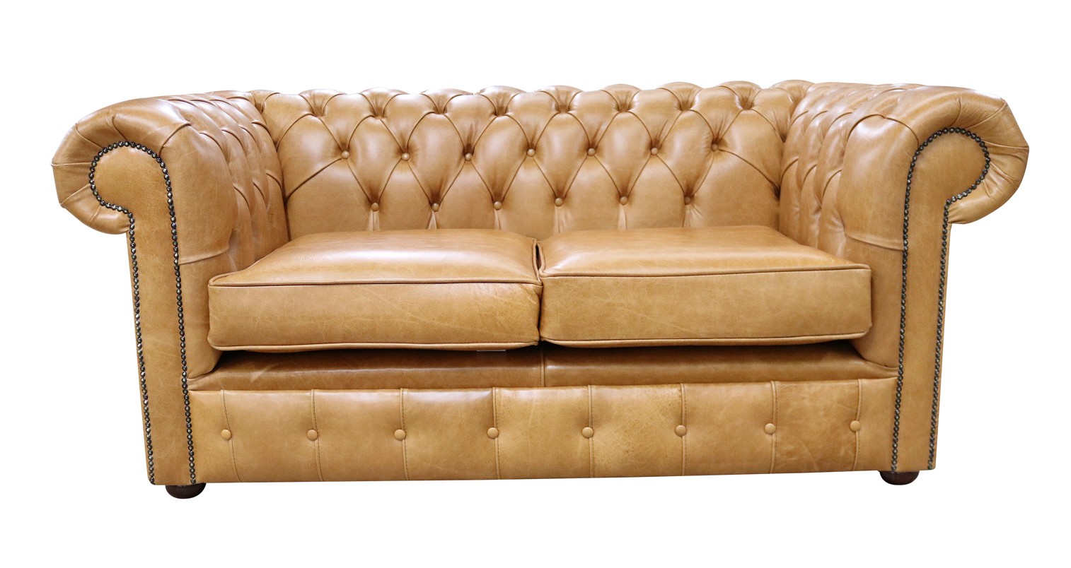 Product photograph of Chesterfield 2 Seater Old English Buckskin Leather Sofa Settee Bespoke In Classic Style from Chesterfield Sofas