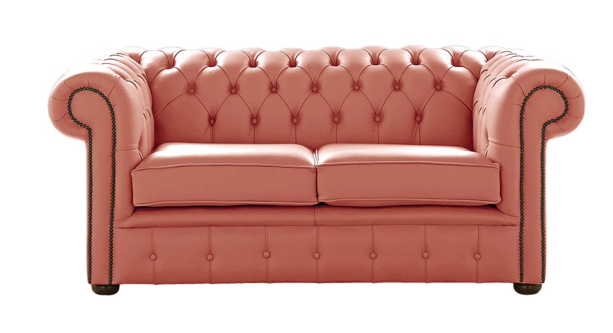 Product photograph of Chesterfield 2 Seater Shelly Tuscany Leather Sofa Settee Bespoke In Classic Style from Chesterfield Sofas