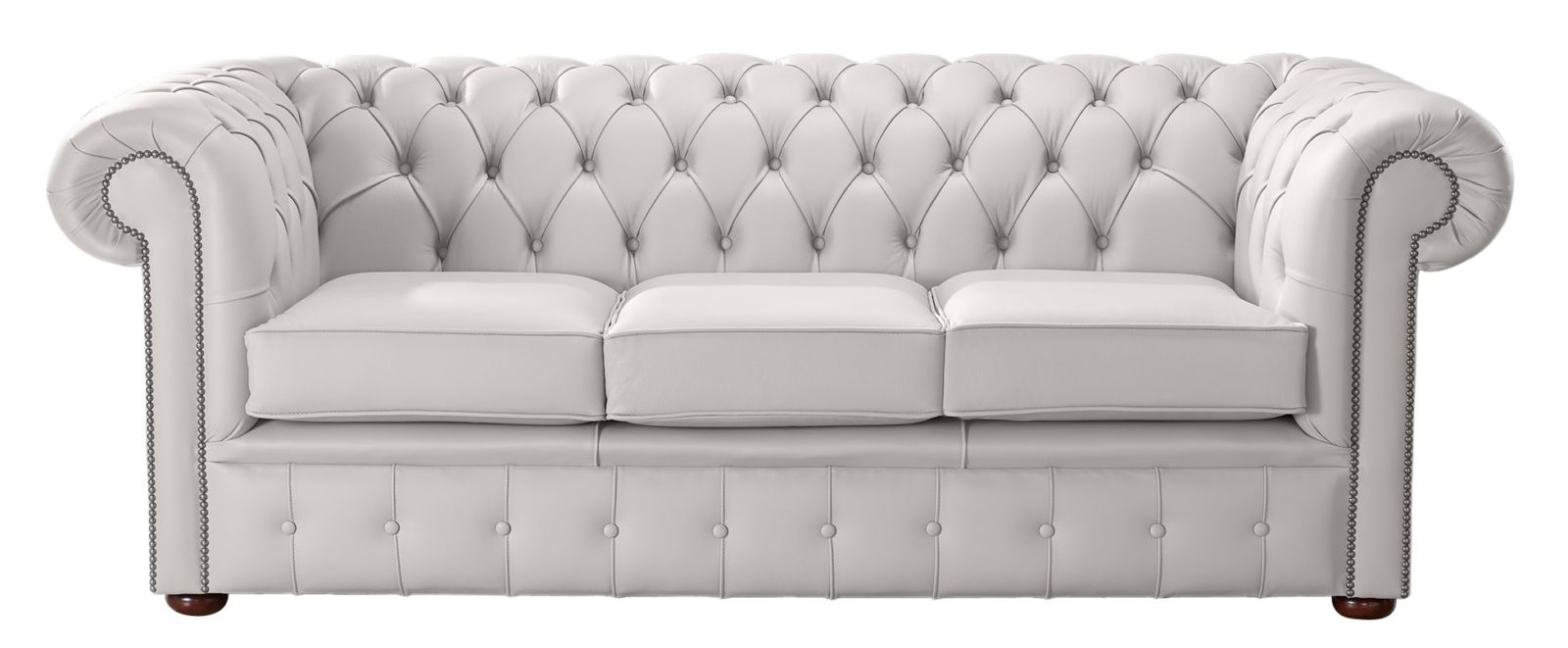 Product photograph of Chesterfield 3 Seater Shelly Grove Leather Sofa Bespoke In Classic Style from Chesterfield Sofas