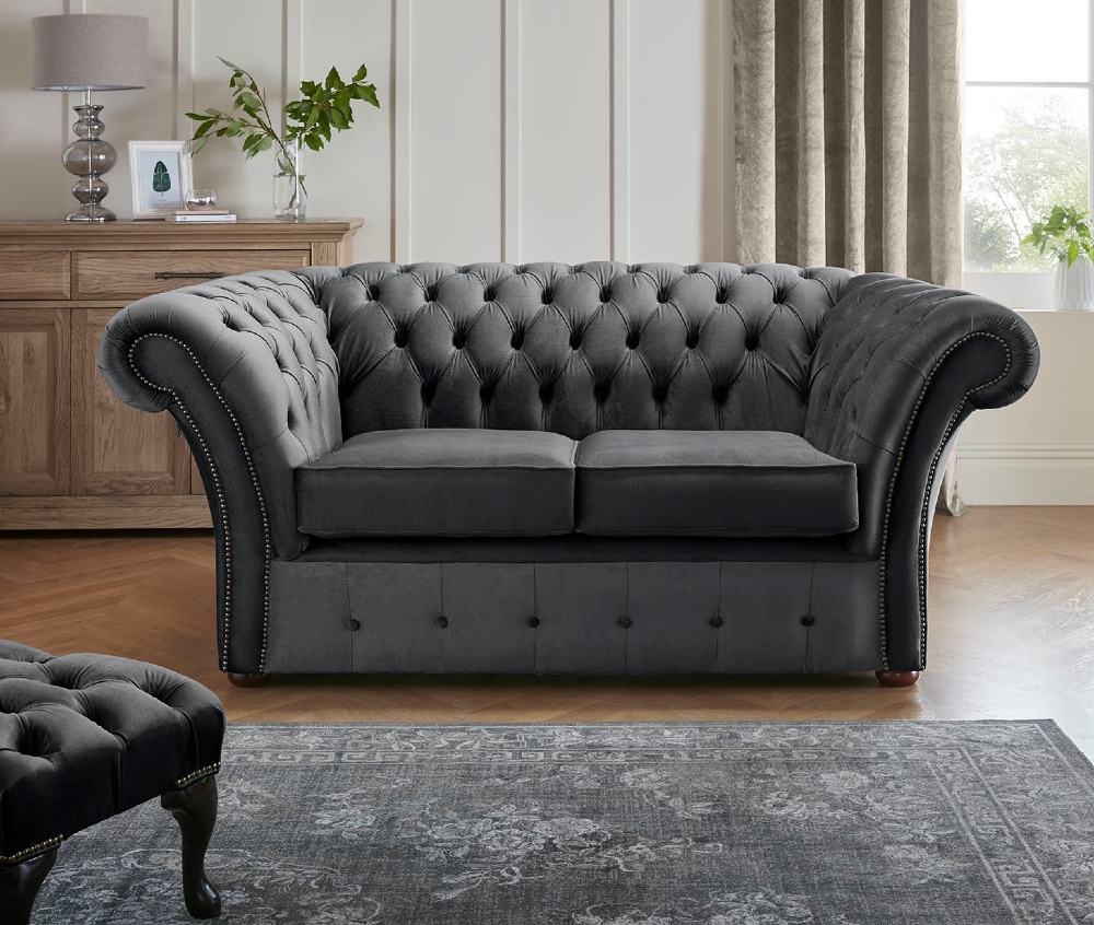 Product photograph of Chesterfield Beaumont 2 Seater Sofa Malta Slate 05 from Chesterfield Sofas