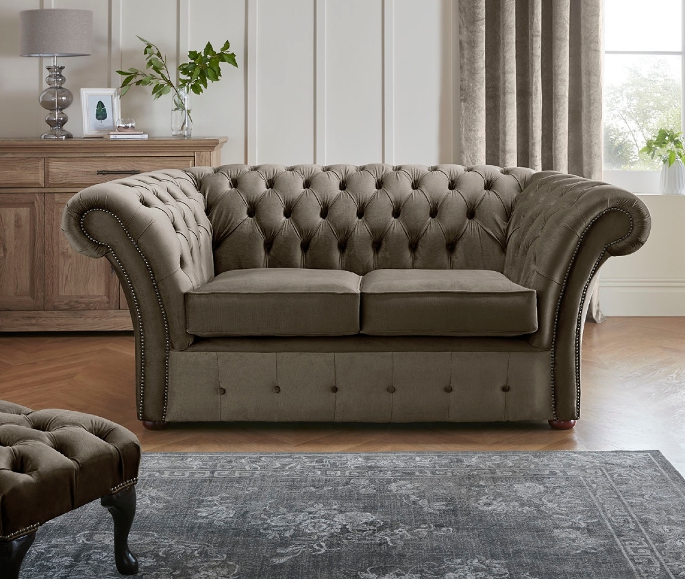 Product photograph of Chesterfield Beaumont 2 Seater Sofa Malta Taupe 08 from Chesterfield Sofas