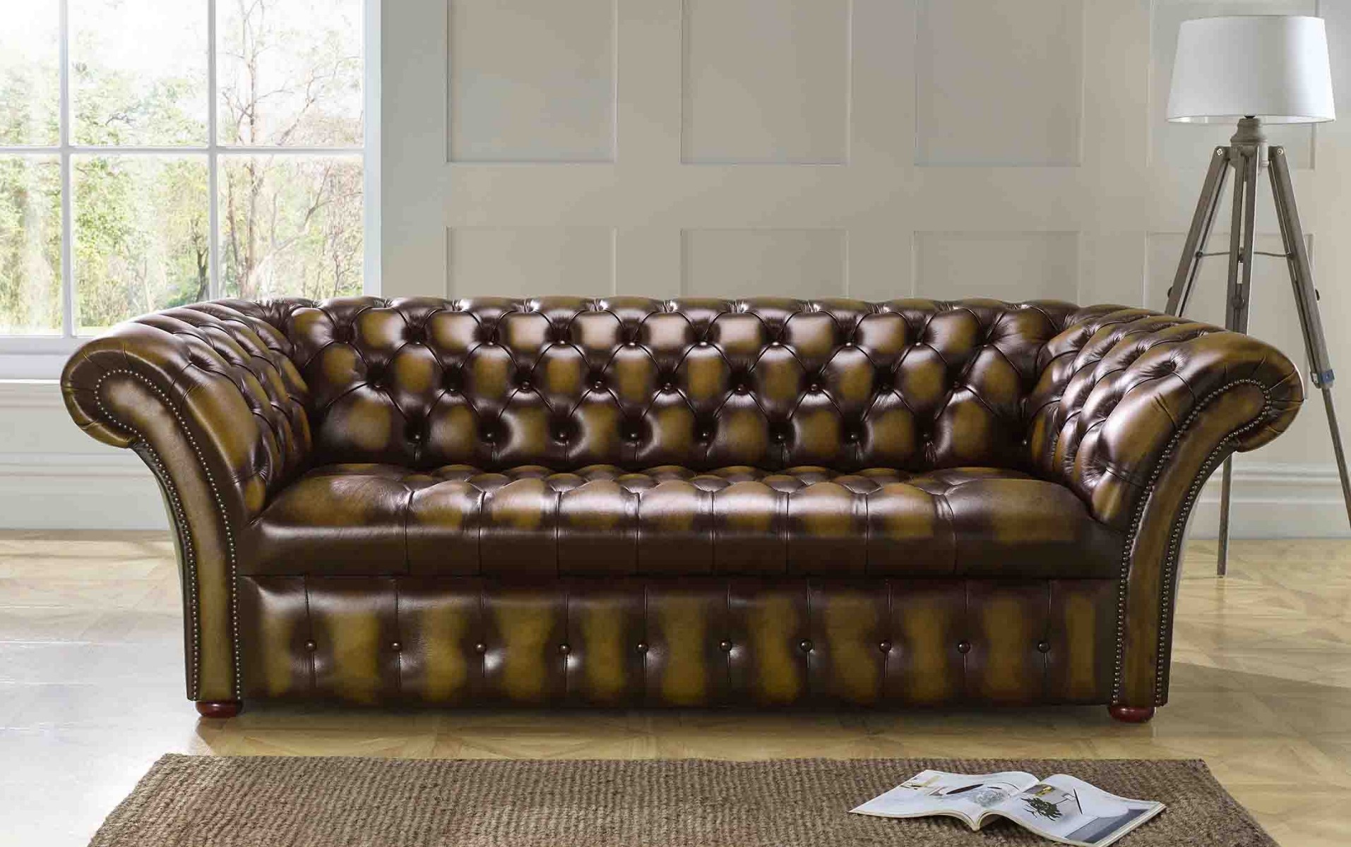 Product photograph of Chesterfield Beaumont Settee from Chesterfield Sofas