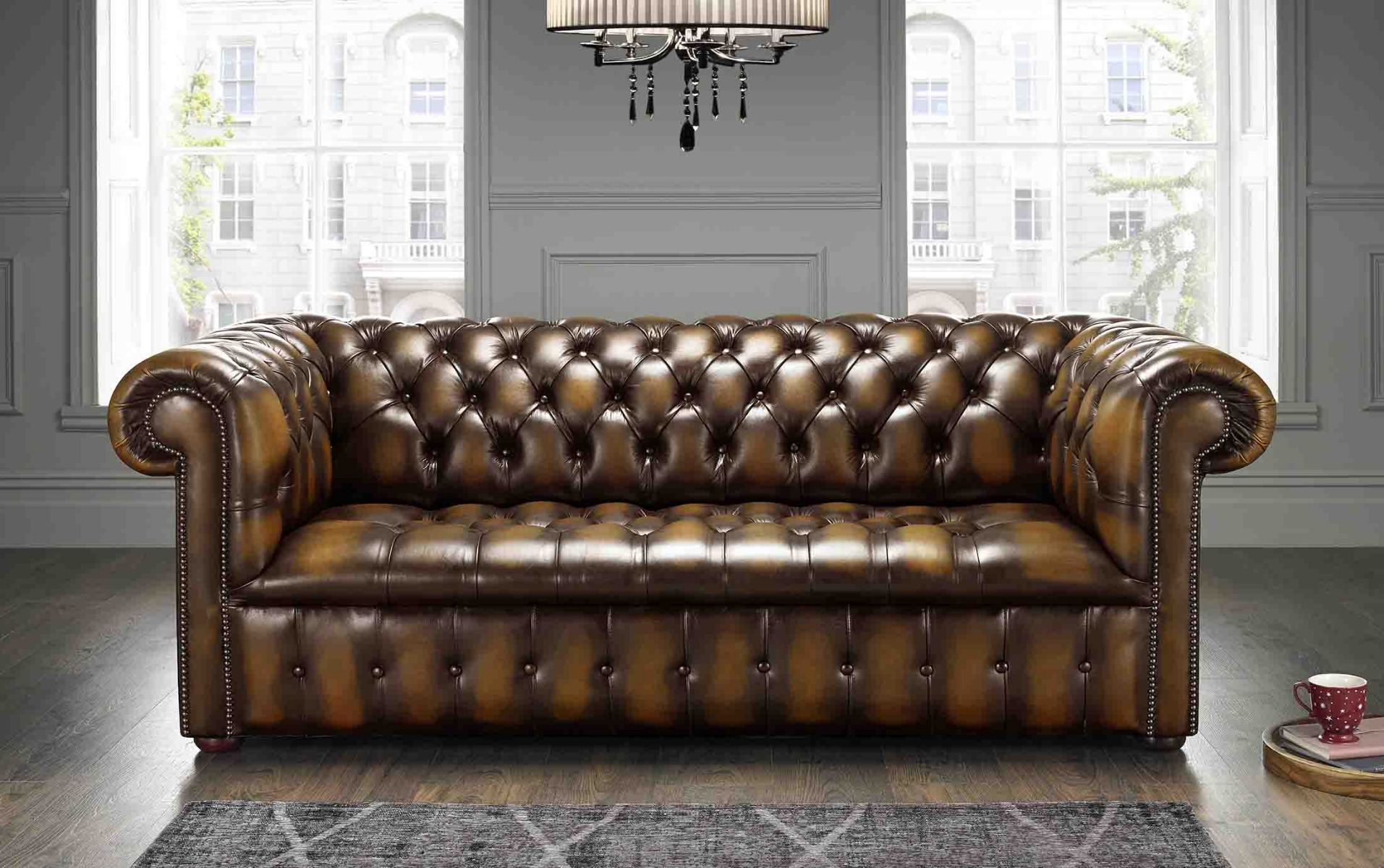 Product photograph of Chesterfield Classic Buttoned Seat 2 Seater from Chesterfield Sofas