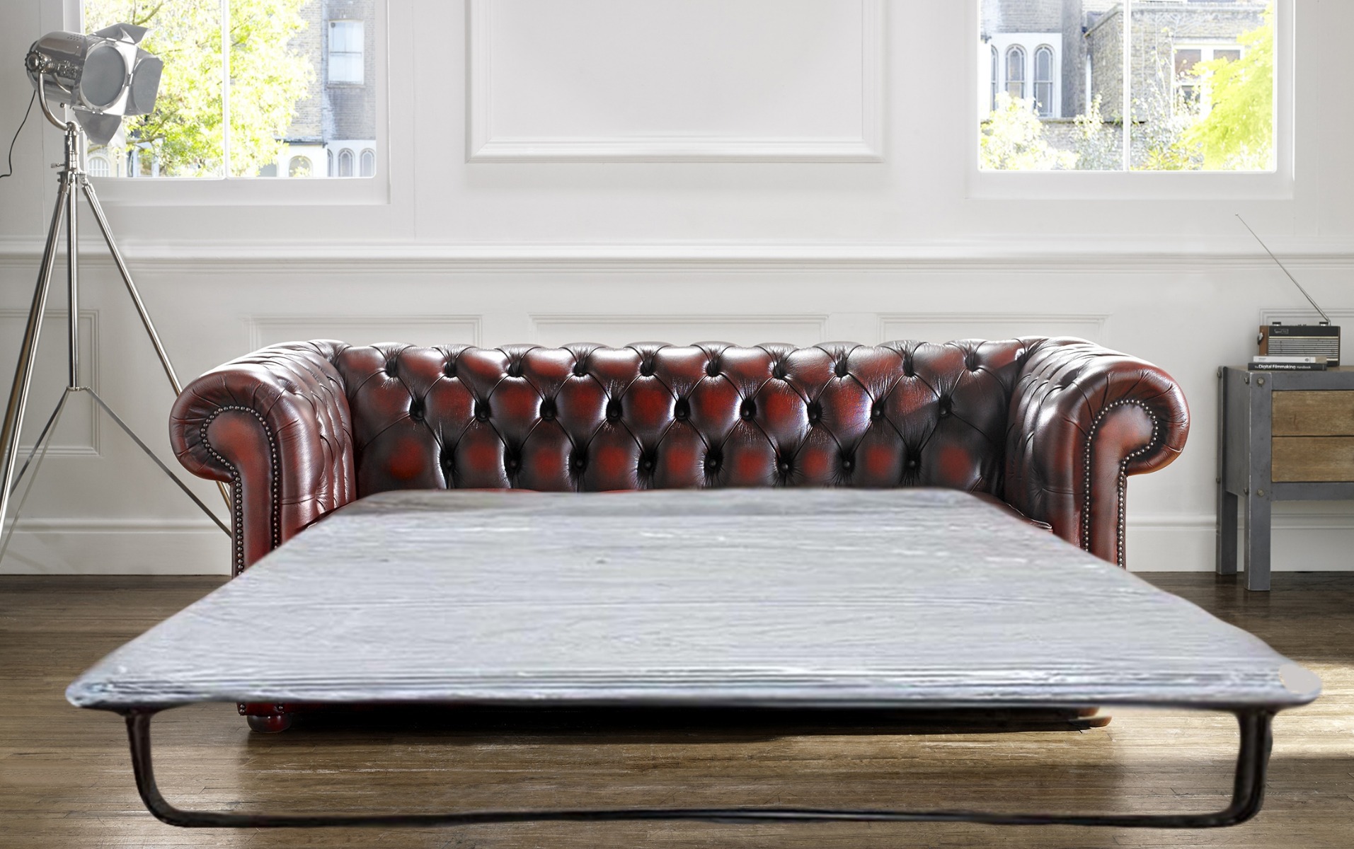 Product photograph of Chesterfield Classic Handmade Sofa Bed from Chesterfield Sofas