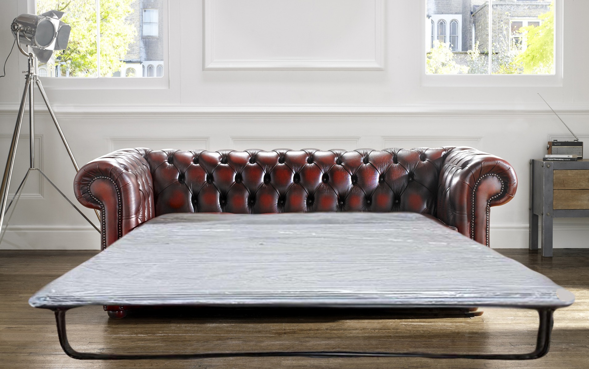 Product photograph of Chesterfield Classic Handmade Sofa Bed from Chesterfield Sofas