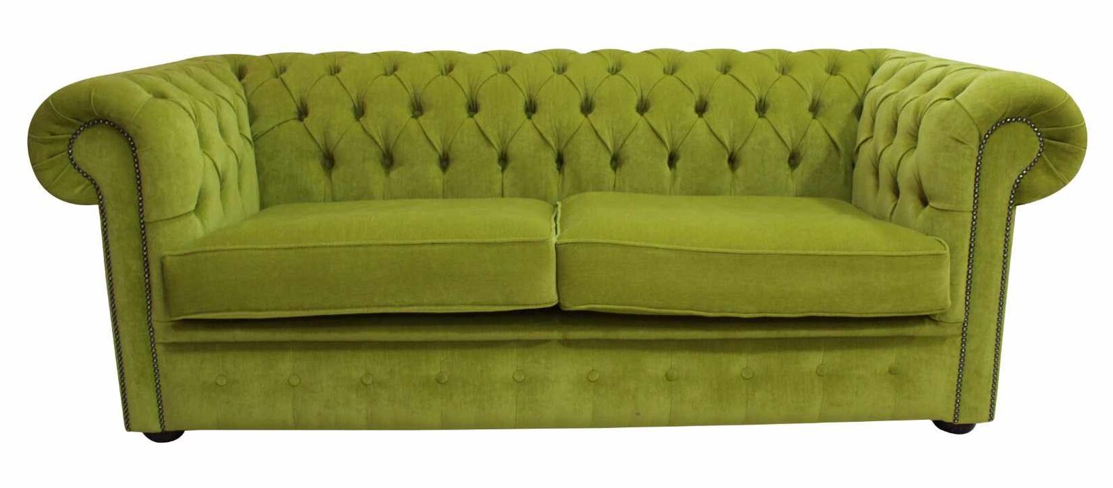 Product photograph of Chesterfield Handmade 3 Seater Sofa Settee Pimlico Zest Green In Classic Style from Chesterfield Sofas