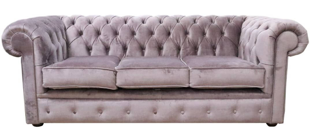 Product photograph of Chesterfield Original Thomas 3 Seater Sofa Settee Tuscany Lavender In Classic Style from Chesterfield Sofas