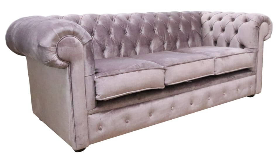 Product photograph of Chesterfield Original Thomas 3 Seater Sofa Settee Tuscany Lavender In Classic Style from Chesterfield Sofas.