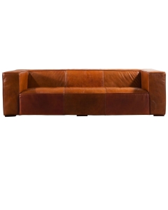 Bedford Vintage 3 Seater Distressed Leather Sofa