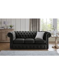 Chesterfield 3 Seater Fabric Malta Cosmic 06 Sofa