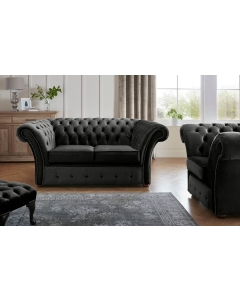 Chesterfield Beaumont 2 Seater Sofa & Club Chair Malta Cosmic 06