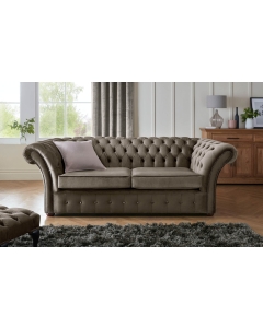 Chesterfield Beaumont 3 Seater Sofa Malta Taupe 08