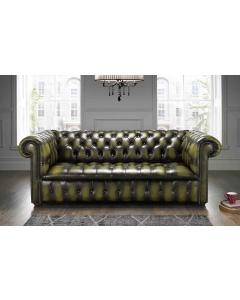 Chesterfield Classic Buttoned Seat 3 Seater