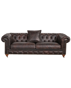 Kendal Vintage 2 Seater Distressed Leather Sofa