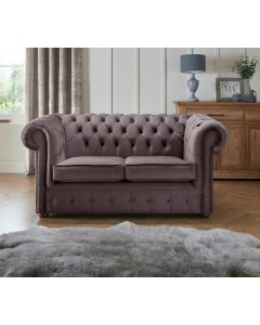 Chesterfield 2 Seater Fabric Malta Lavender 02 Sofa