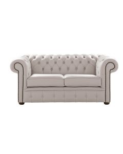 Chesterfield 2 Seater Shelly Grove Leather Sofa Settee Bespoke In Classic Style