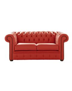 Chesterfield 2 Seater Shelly Horizon Leather Sofa Settee Bespoke In Classic Style