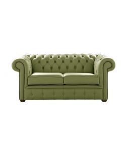 Chesterfield 2 Seater Shelly Mountain Tree Leather Sofa Settee Bespoke In Classic Style