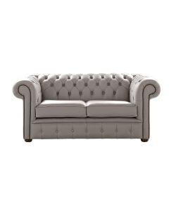 Chesterfield 2 Seater Shelly Rocking Leather Sofa Settee Bespoke In Classic Style