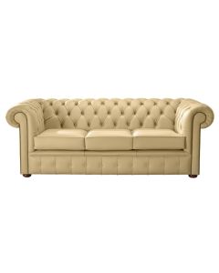 Chesterfield 3 Seater Shelly Angel Leather Sofa Bespoke In Classic Style