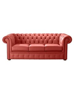 Chesterfield 3 Seater Shelly Horizon Leather Sofa Bespoke In Classic Style
