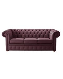 Chesterfield 3 Seater Shelly Philly Leather Sofa Bespoke In Classic Style