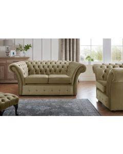 Chesterfield Beaumont 2 Seater Sofa & Club Chair Malta Parchment 10