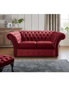 Chesterfield Beaumont 2 Seater Sofa Malta Red 14