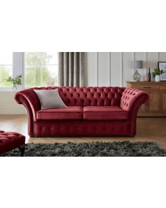 Chesterfield Beaumont 3 Seater Sofa Malta Red 14