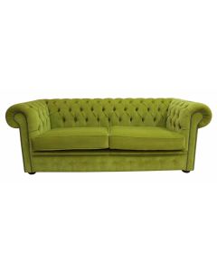 Chesterfield Handmade 3 Seater Sofa Settee Pimlico Zest Green In Classic Style