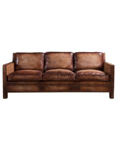 Horley Vintage 3 Seater Distressed Luxury Leather Sofa