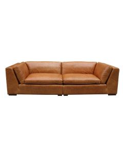 Vintage Handmade Zenna 3 Seater Sofa Distressed Real Leather 