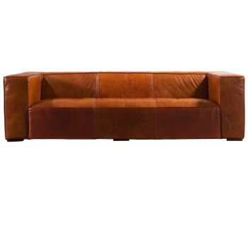 Bedford Vintage 3 Seater Distressed Leather Sofa