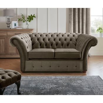 Chesterfield Beaumont 2 Seater Sofa Malta Taupe 08
