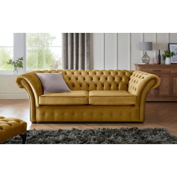 Chesterfield Beaumont 3 Seater Sofa Malta Gold 13