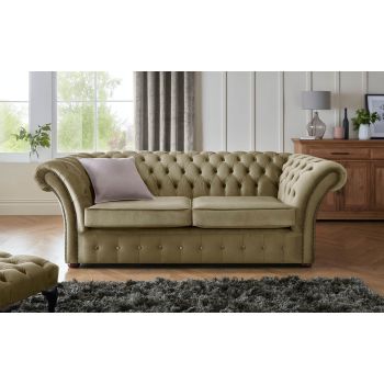 Chesterfield Beaumont 3 Seater Sofa Malta Parchment 10