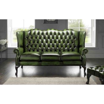 Chesterfield Classic Carlton Flat Wing Settee