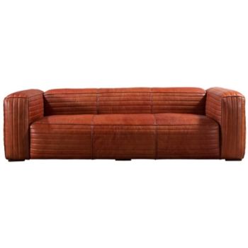 Guilford Vintage 3 Seater Distressed Chesterfield Leather Sofa 