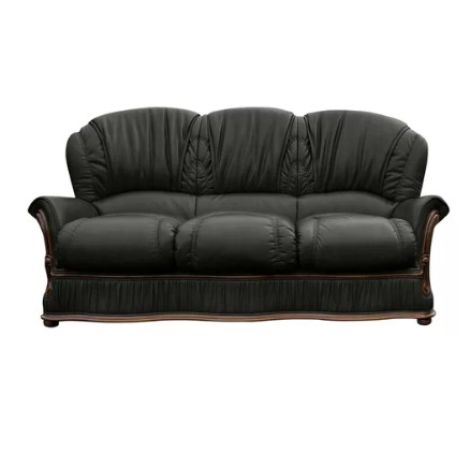 Product photograph of Delaware Custom Made 3 Seater Sofa Genuine Italian Real Leather from Chesterfield Sofas