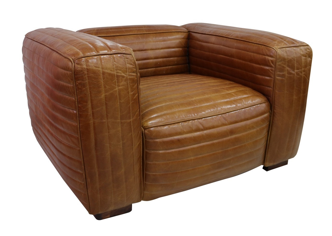 Product photograph of Guilford Vintage Armchair Distressed Chesterfield Leather from Chesterfield Sofas