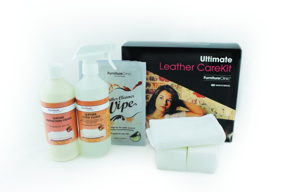 Product photograph of Leather Care Kit from Chesterfield Sofas