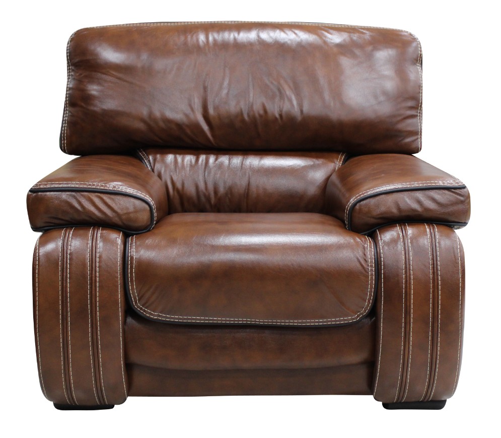 Product photograph of Livorno Handmade Armchair Genuine Italian Tabak Brown Real Leather from Chesterfield Sofas