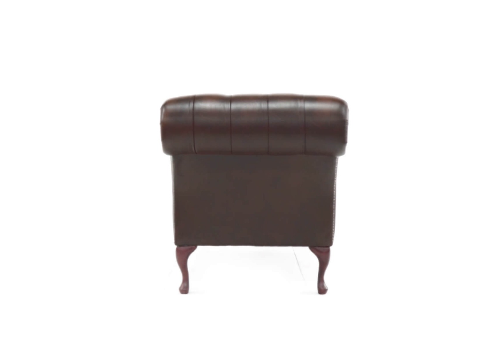 Product photograph of Chesterfield Original Chaise Lounge Day Bed Antique Brown Real Leather from Chesterfield Sofas.