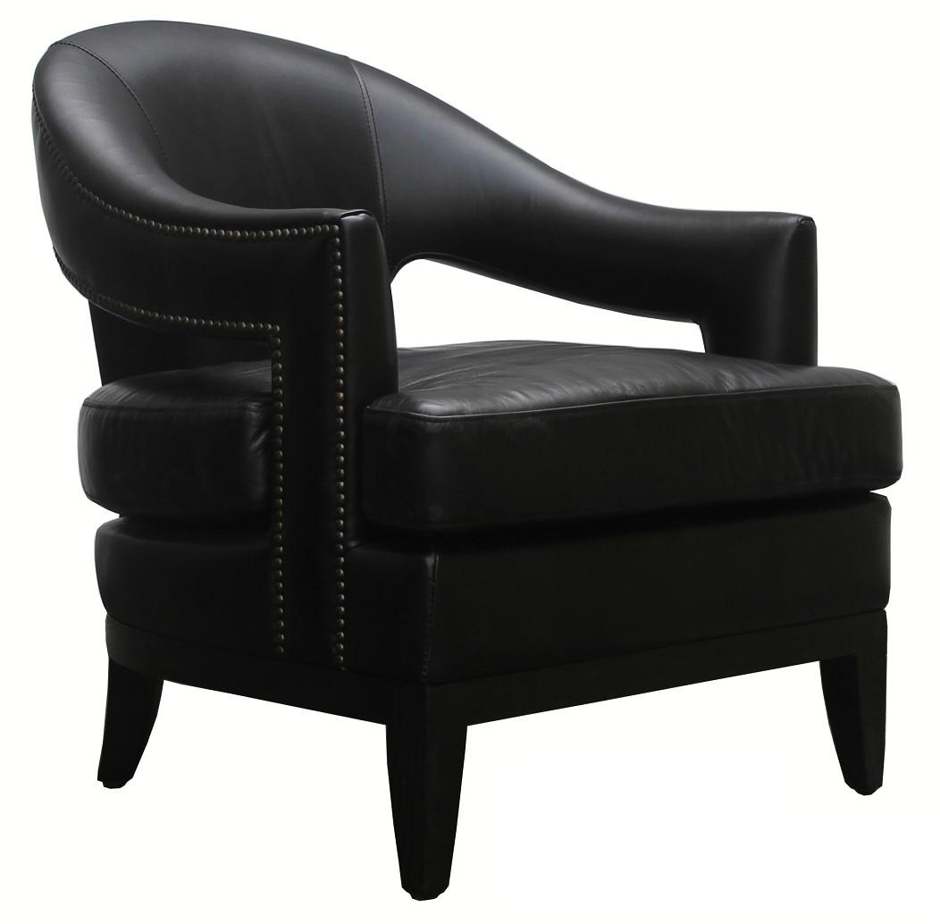 Product photograph of Scala Handmade Vintage Armchair Distressed Black Real Leather from Chesterfield Sofas