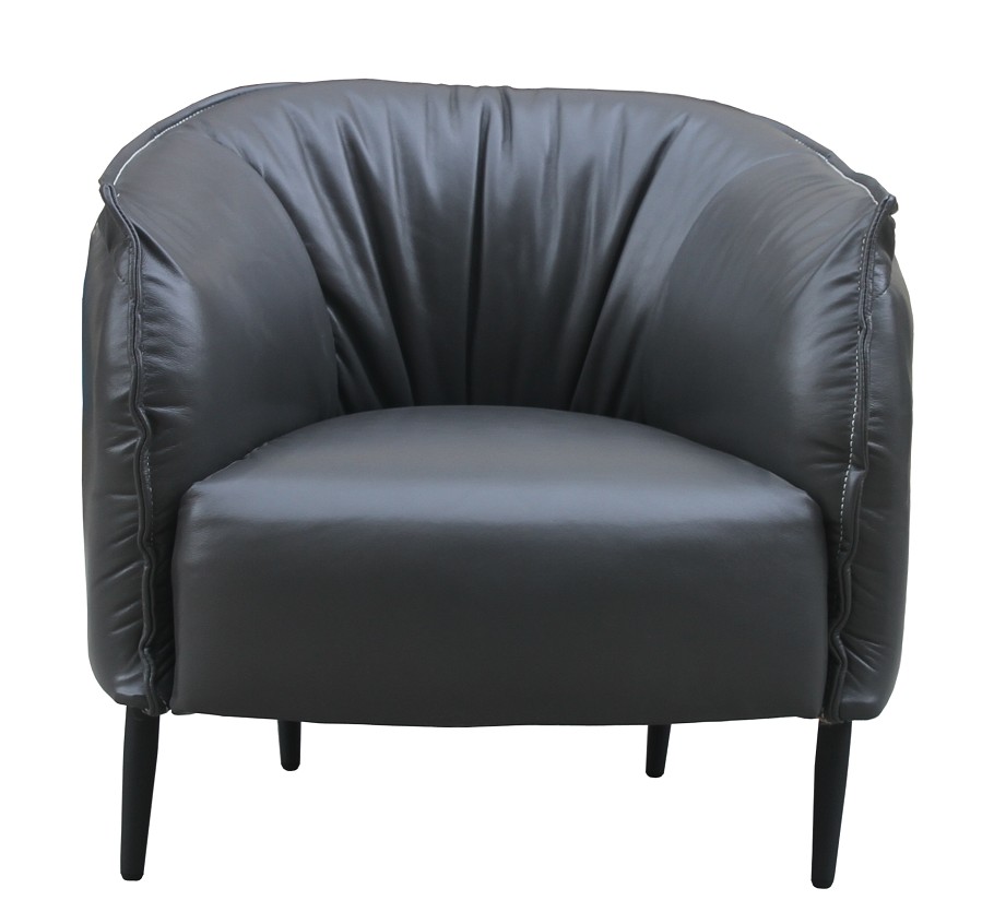 Product photograph of Sebastian Handmade Vintage Armchair Distressed Black Real Leather from Chesterfield Sofas