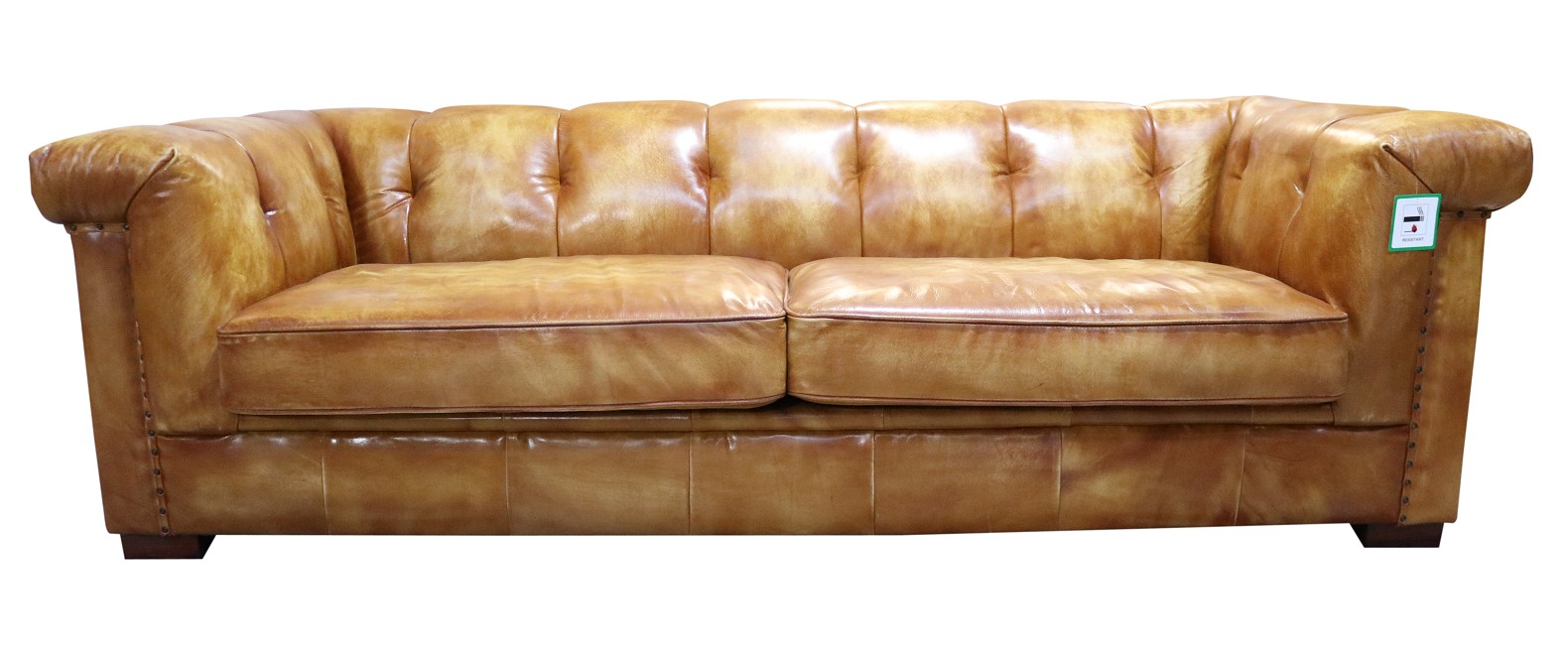 Product photograph of Somerset Chesterfield 3 Seater Sofa Settee Vintage Retro Wash Tan Real Leather from Chesterfield Sofas